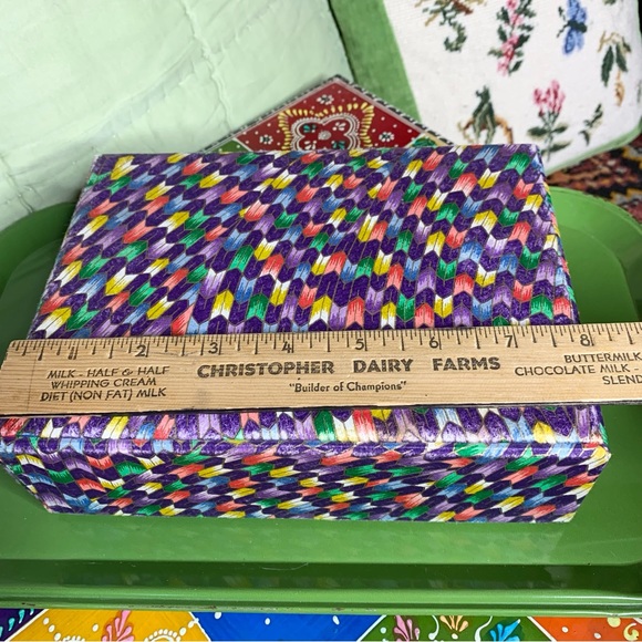 Japanese Fabric Covered Box - Picture 8 of 9